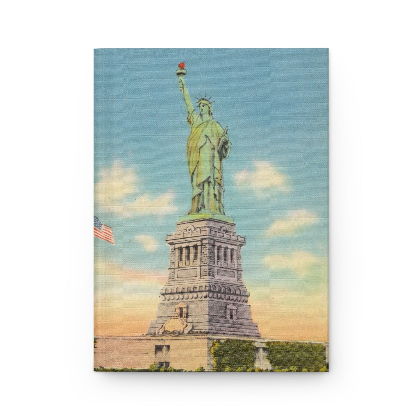 Statue of Liberty Vintage Art Notebook