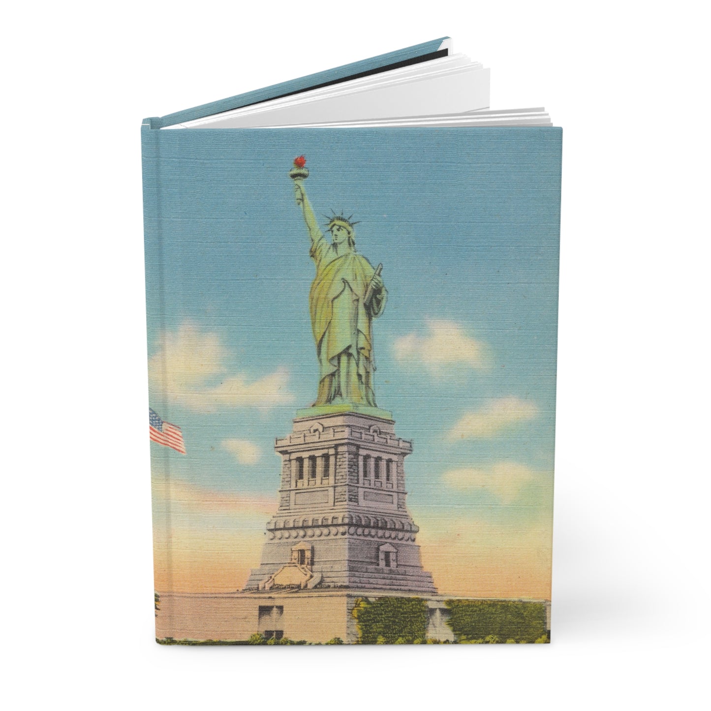 Statue of Liberty Vintage Art Notebook